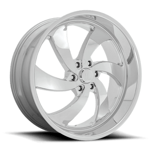 US MAG U132 DESPERADO Chrome 24x9 +25 6x135mm 87.1mm - WheelWiz