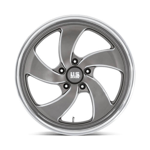 US MAG U133 DESPERADO Anthracite Milled Diam-cut Lip 20x8 +1 5x120.65mm 72.6mm - Wheelwiz