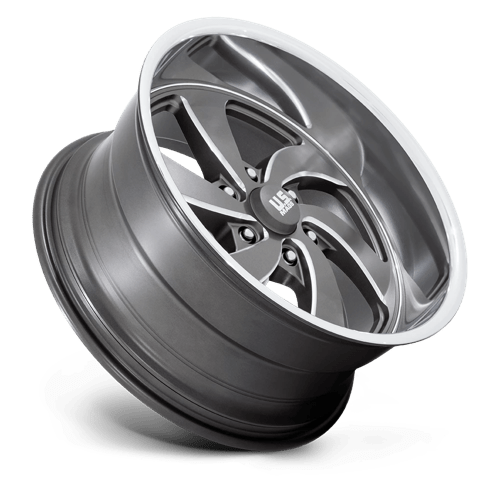 US MAG U133 DESPERADO Anthracite Milled Diam-cut Lip 20x8 +1 6x139.7mm 90.7mm - Wheelwiz