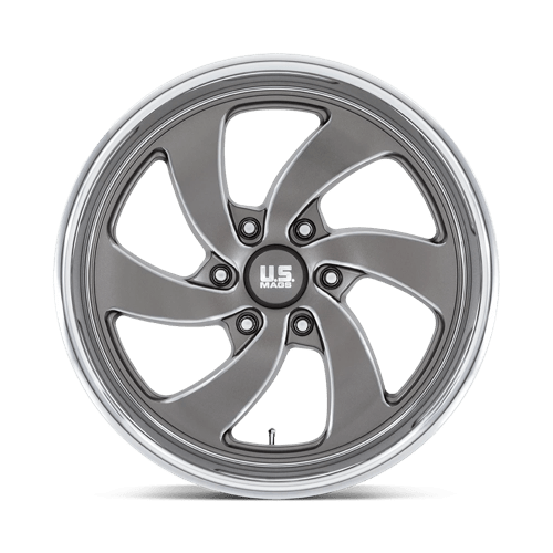 US MAG U133 DESPERADO Anthracite Milled Diam-cut Lip 20x9.5 +1 6x139.7mm 90.7mm - Wheelwiz