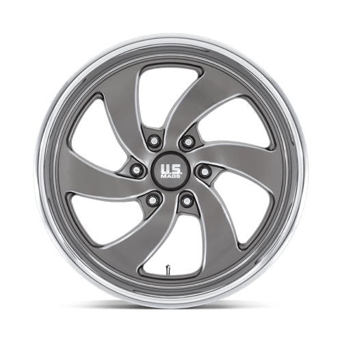 US MAG U133 DESPERADO Anthracite Milled Diam-cut Lip 20x8 +1 6x139.7mm 90.7mm - Wheelwiz