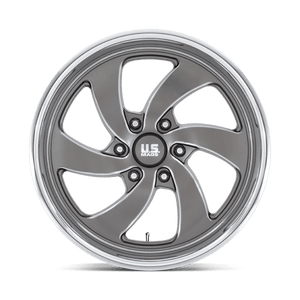 US MAG U133 DESPERADO Anthracite Milled Diam-cut Lip 20x8 +1 6x139.7mm 90.7mm - Wheelwiz