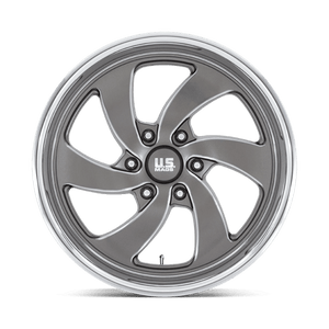 US MAG U133 DESPERADO Anthracite Milled Diam-cut Lip 20x8 +1 6x139.7mm 90.7mm - Wheelwiz