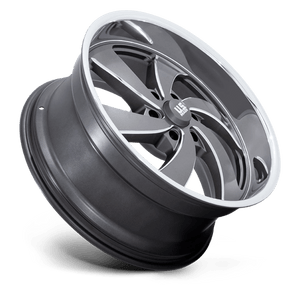 US MAG U133 DESPERADO Anthracite Milled Diam-cut Lip 22x10 +25 6x139.7mm 78.1mm - Wheelwiz
