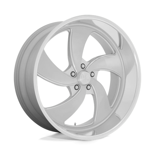 US MAG U134 DESPERADO Silver Brush Face Mill Dc-lip 24x10 +5 5x120.65mm 72.6mm - Wheelwiz
