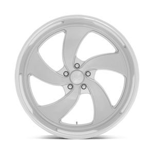 US MAG U134 DESPERADO Silver Brush Face Mill Dc-lip 24x10 +5 5x120.65mm 72.6mm - Wheelwiz
