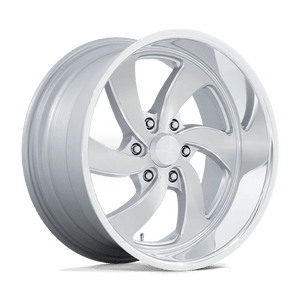 US MAG U134 DESPERADO Silver Brush Face Mill Dc-lip 20x8 +1 6x139.7mm 90.7mm - Wheelwiz