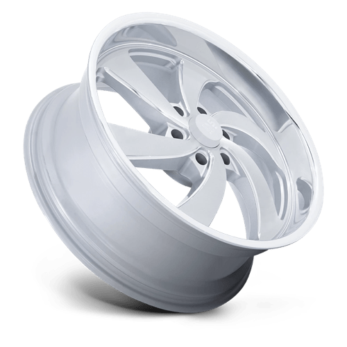 US MAG U134 DESPERADO Silver Brush Face Mill Dc-lip 22x9 +25 6x135mm 87.1mm - Wheelwiz