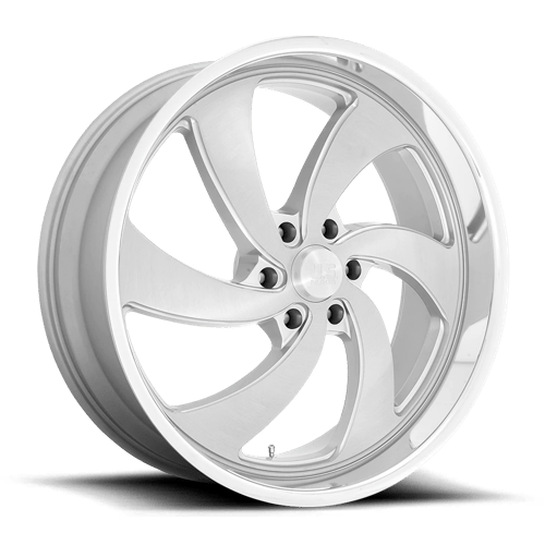 US MAG U134 DESPERADO Silver Brush Face Mill Dc-lip 24x10 +25 6x139.7mm 78.1mm - Wheelwiz
