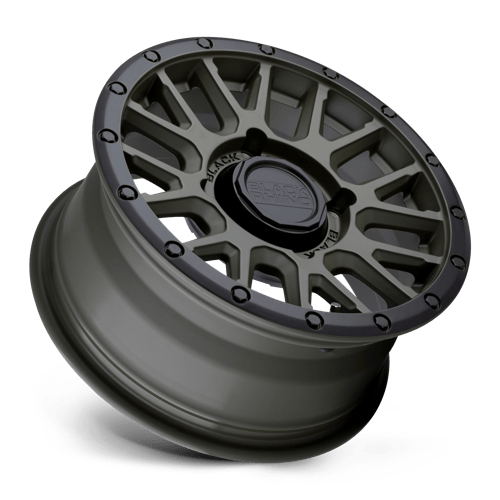Black Rhino LA PAZ UTV Olive Drab Green W/ Black Lip 15x7 +51 4x110mm 80.2mm - Wheelwiz