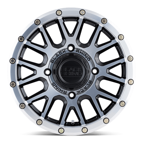 Black Rhino LA PAZ UTV Semi Gloss Black W/ Mach Face 15x7 +51 4x156mm 132mm - Wheelwiz