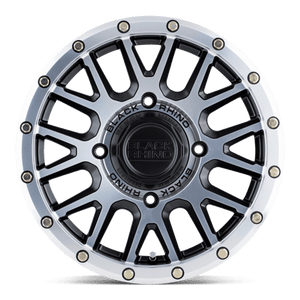 Black Rhino LA PAZ UTV Semi Gloss Black W/ Mach Face 15x7 +51 4x156mm 132mm - Wheelwiz