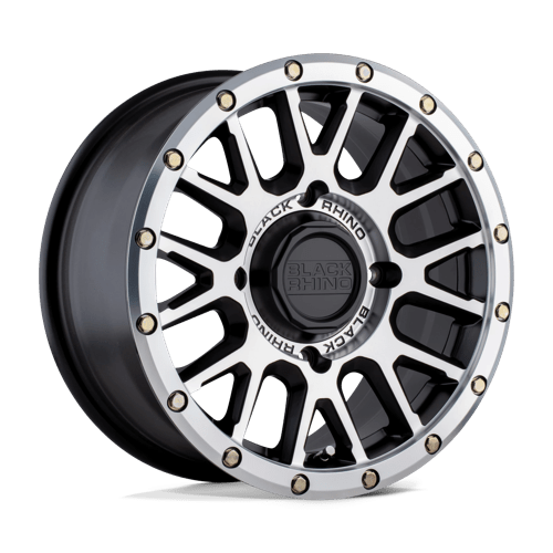 Black Rhino LA PAZ UTV Semi Gloss Black W/ Mach Face 14x7 +51 4x137mm 106.1mm - Wheelwiz