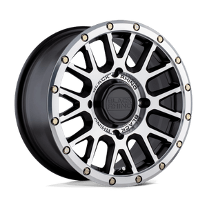 Black Rhino LA PAZ UTV Semi Gloss Black W/ Mach Face 15x7 +51 4x137mm 106.1mm - Wheelwiz