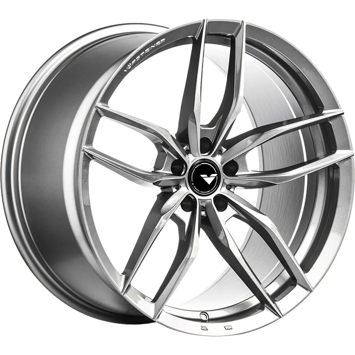 VORSTEINER VFF105 19x8.5 +40 5x112 66.56 TITANIUM MACHINED STANDARD