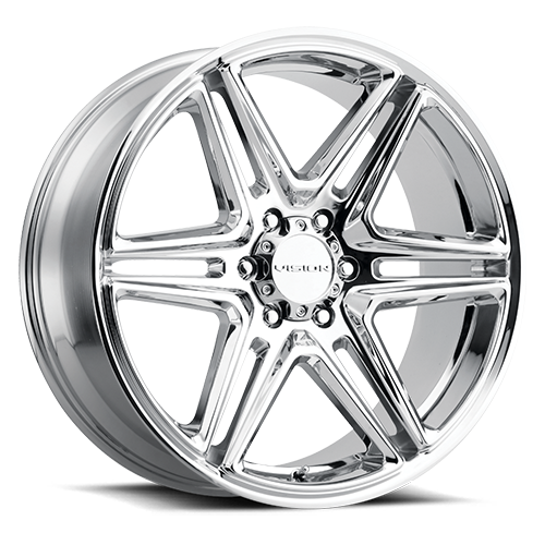 Vision Wheel 476 Chrome 20x9 +30 6x120mm 66.9mm - Wheelwiz