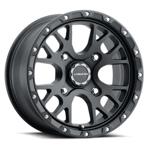 Vision Wheel 545 Satin Black 14x7 +38 4x110mm 86mm - Wheelwiz