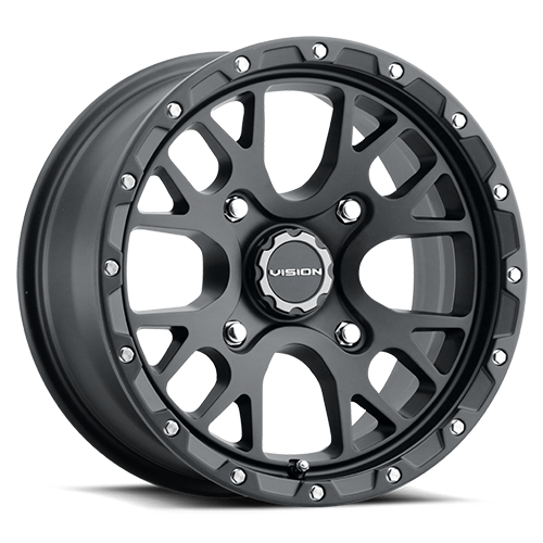 Vision Wheel 545 Satin Black 14x7 +38 4x110mm 86mm - Wheelwiz