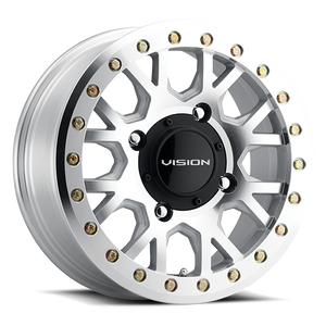 Vision Wheel GV8 Satin Black 15x6 +38 Custom 69.9mm - Wheelwiz