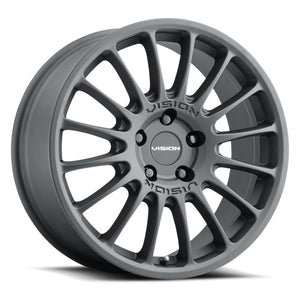 Vision Wheel 477 Satin Black 17x7 +38 5x100mm 56.1mm - Wheelwiz