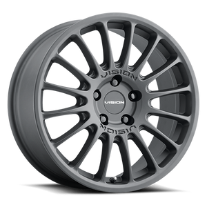 Vision Wheel 477 Satin Black 17x7 +38 5x100mm 56.1mm - Wheelwiz