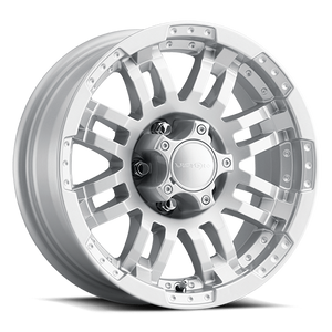 Vision Wheel 375 Marine Paint Silver 16x6 0 8x165.1mm 124.5mm - Wheelwiz