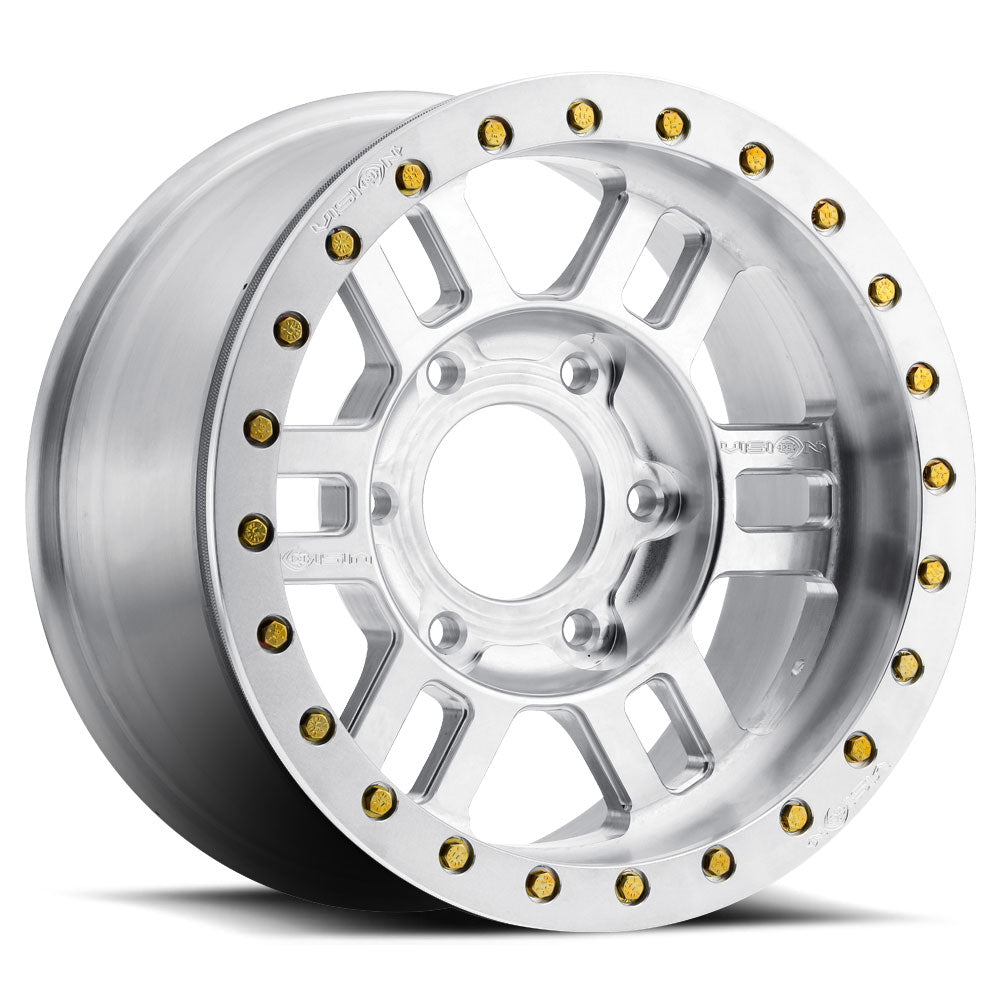 Vision Wheel 398COMP Machined 17x9.5 +26 5x139.7mm 108mm - Wheelwiz