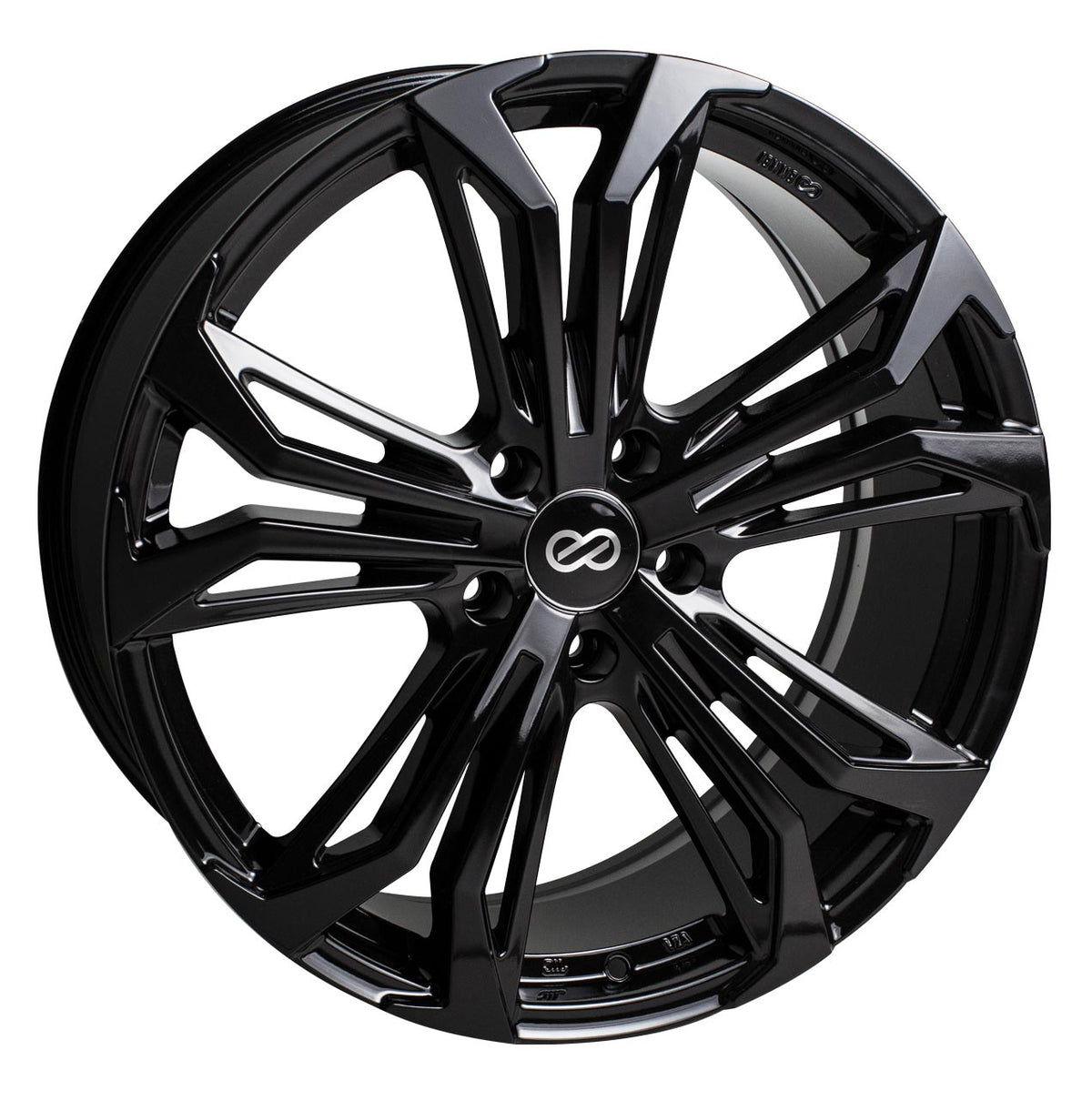 Enkei VORTEX5 Black Paint 17x7.5 +45 5x100mm 72.6mm - WheelWiz