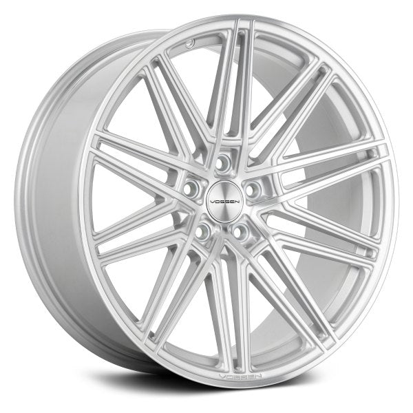 Vossen CV10 Deep SILVER POLISHED FACE 19x9.5 +35 5x112mm 66.6mm - WheelWiz