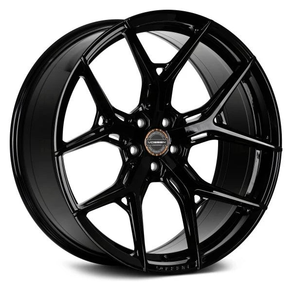 VOSSEN HF5 22x12 22 5x130 71.6 GLOSS BLACK REAR VOS-URUS-HF5-GB