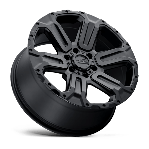 Black Rhino WANAKA Matte Black 17x8.5 +12 6x139.7mm 112.1mm - Wheelwiz