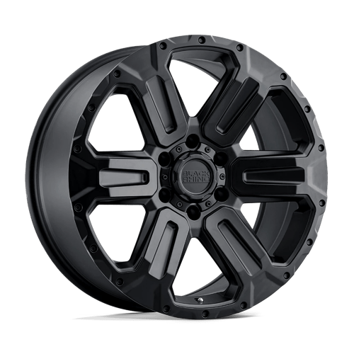 Black Rhino WANAKA Matte Black 18x9 -18 5x127mm 71.5mm - Wheelwiz