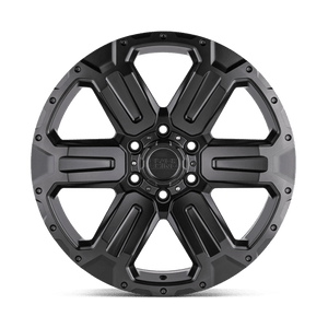 Black Rhino WANAKA M-gunmetal W/ Brushed Face 20x9 +35 6x114.3mm 76.1mm - Wheelwiz