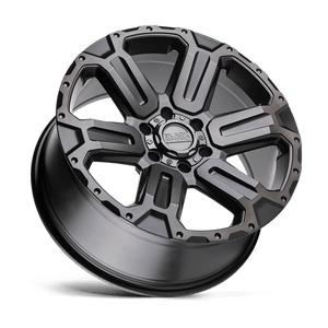 Black Rhino WANAKA M-gunmetal W/ Brushed Face 20x9 +12 6x139.7mm 112.1mm - Wheelwiz