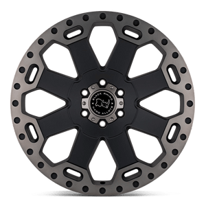 Black Rhino WARLORD Matte Black W/ Mach Dark Tint 17x9 0 5x139.7mm 78.1mm - Wheelwiz