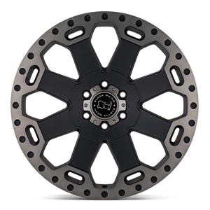 Black Rhino WARLORD Matte Black W/ Mach Dark Tint 18x8 +35 6x139.7mm 112.1mm - Wheelwiz