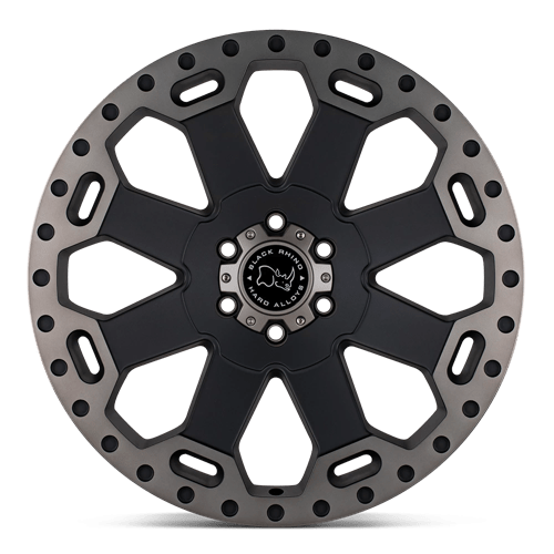 Black Rhino WARLORD Matte Black W/ Mach Dark Tint 18x9 -12 6x139.7mm 112.1mm - Wheelwiz