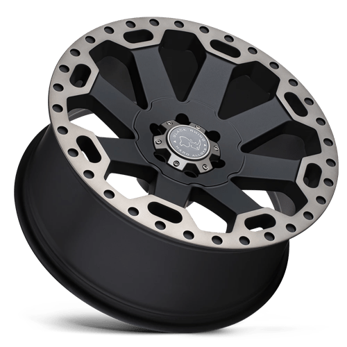 Black Rhino WARLORD Matte Black W/ Mach Dark Tint 18x9 -12 8x170mm 125.1mm - Wheelwiz