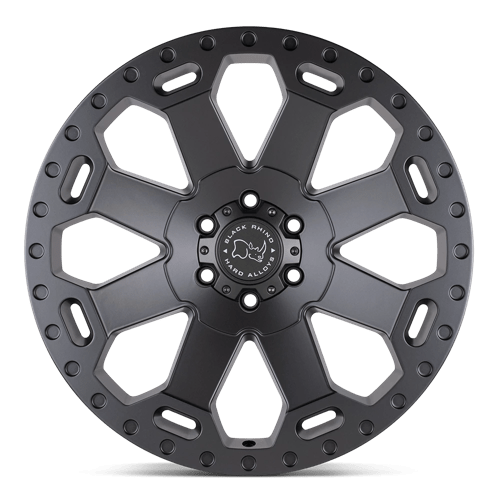 Black Rhino WARLORD Matte Gunmetal 18x9 +12 8x165.1mm 122.4mm - Wheelwiz