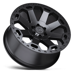 Black Rhino WARLORD Matte Gunmetal 22x10 +12 8x165.1mm 122.4mm - WheelWiz