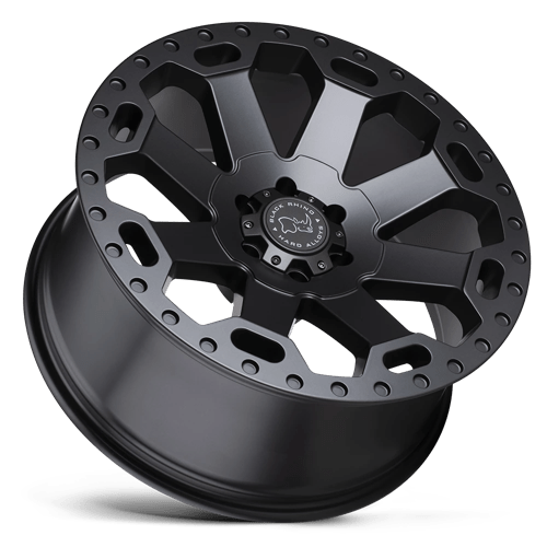 Black Rhino WARLORD Matte Gunmetal 17x9 -12 5x127mm 71.5mm - Wheelwiz