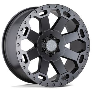 Black Rhino WARLORD Matte Gunmetal 20x9 -12 8x170mm 125.1mm - WheelWiz