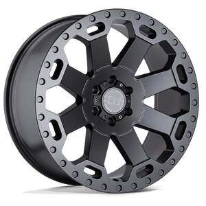 Black Rhino WARLORD Matte Gunmetal 20x9 -12 6x135mm 87.1mm - WheelWiz