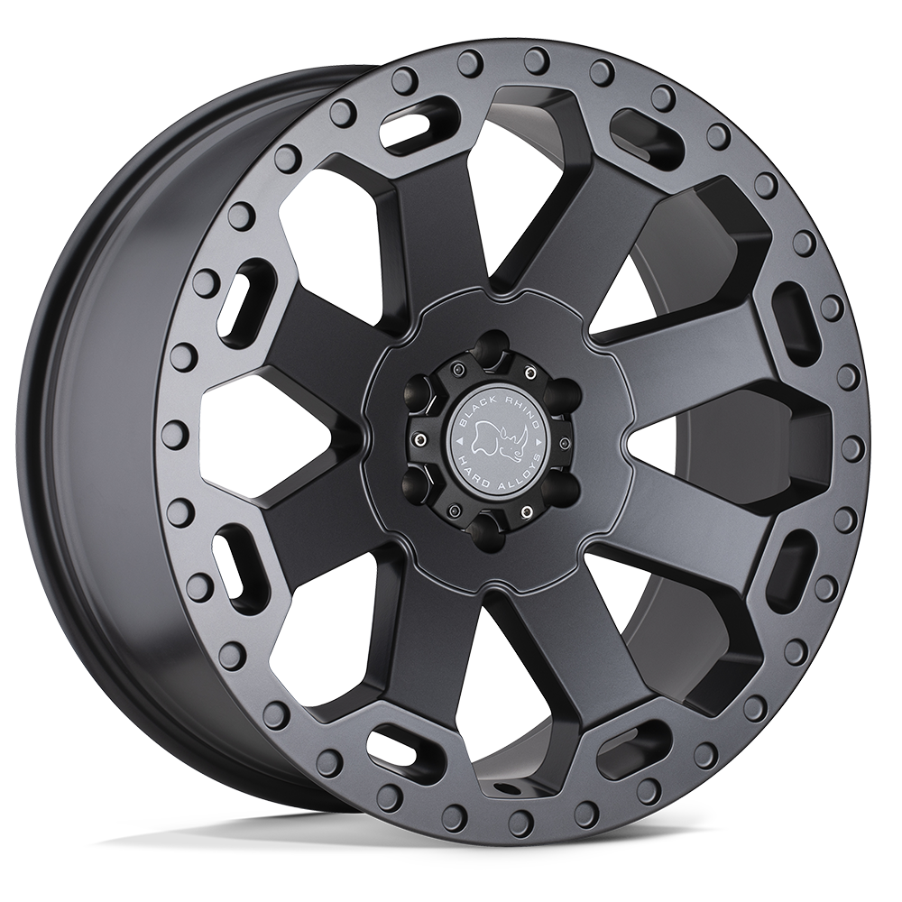 Black Rhino WARLORD Matte Gunmetal 22x10 0 5x150mm 110.1mm - WheelWiz