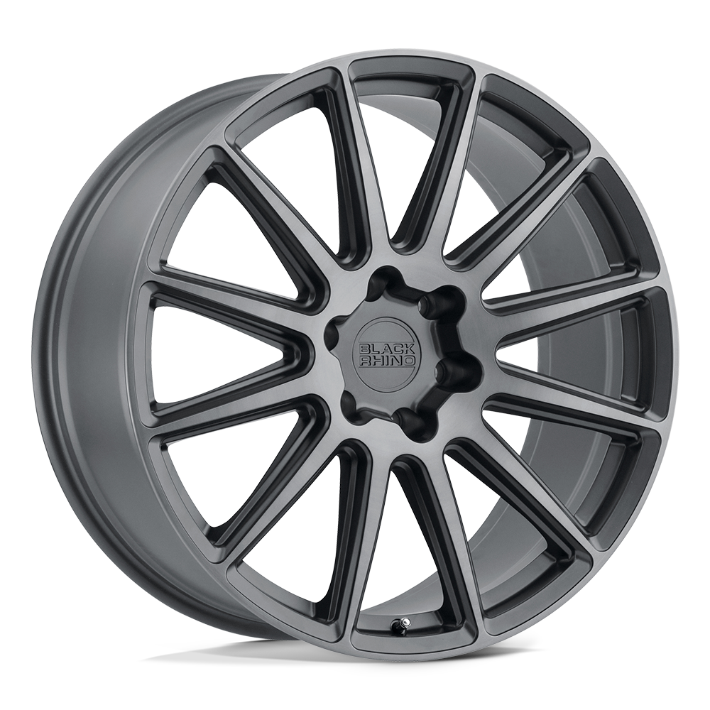 Black Rhino WAZA Brushed Gunmetal 22x10 +30 5x127mm 71.5mm - WheelWiz