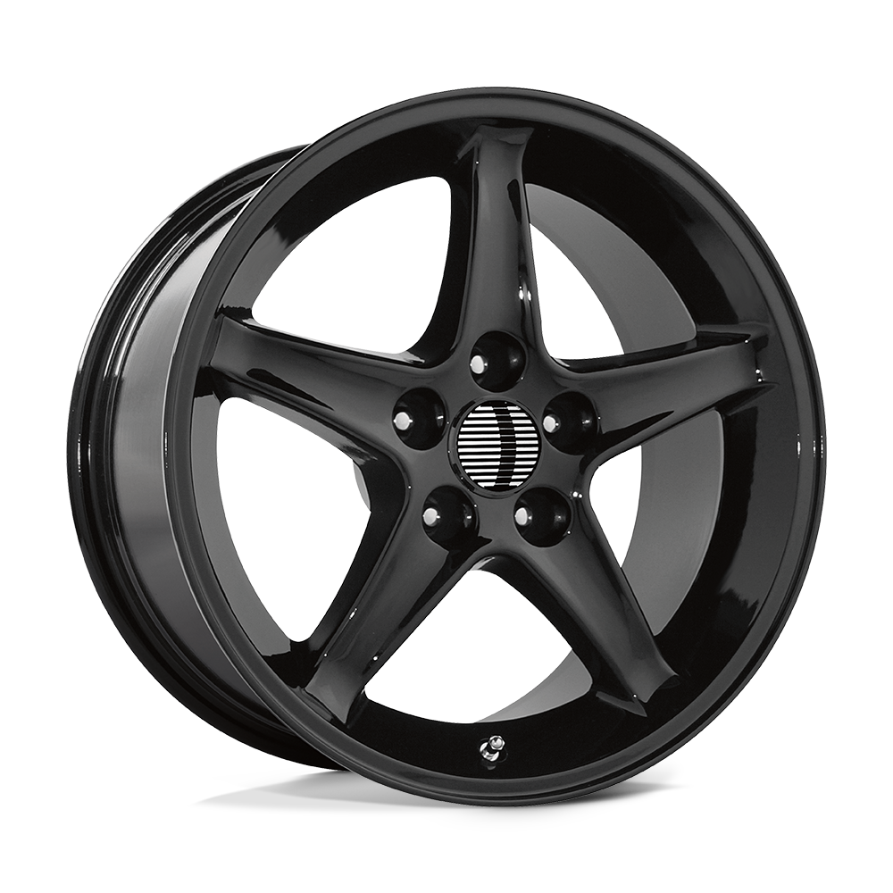 OE Creations PR102 Gloss Black 17x9 +24 5x114.3mm 70.7mm - WheelWiz