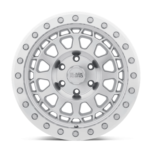Black Rhino PRIMM Silver W/ Mir Face &amp; Lip Edge 17x9 0 6x135mm 87.1mm