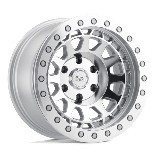 Black Rhino PRIMM Silver W/ Mirror Face Mach Rg 17x9 0 6x139.7mm 112.1mm - Wheelwiz