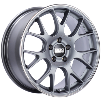 BBS CHR TITANIUM w/STAINLESS LIP 19x10 +38 5x130mm 71.6mm - WheelWiz