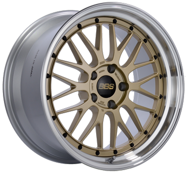 BBS LM 19x9 +34 5x112 PFS GOLD POLISHED - WheelWiz